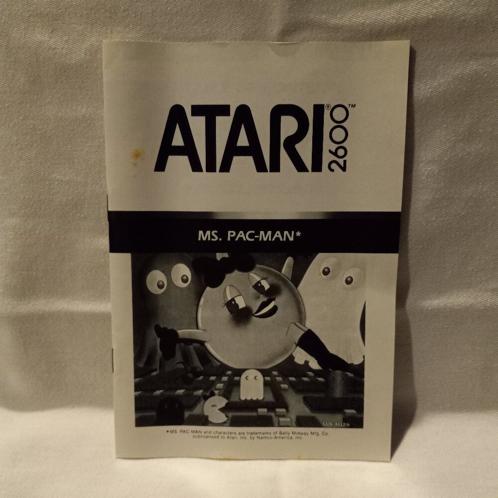MS. PAC-MAN CIB - ATARI 2600 UN-Tested - Picture 5 of 6